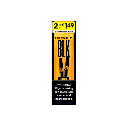 Swisher Cigarillos BLK Smooth (2/$1.49) - 2pk - 15ct