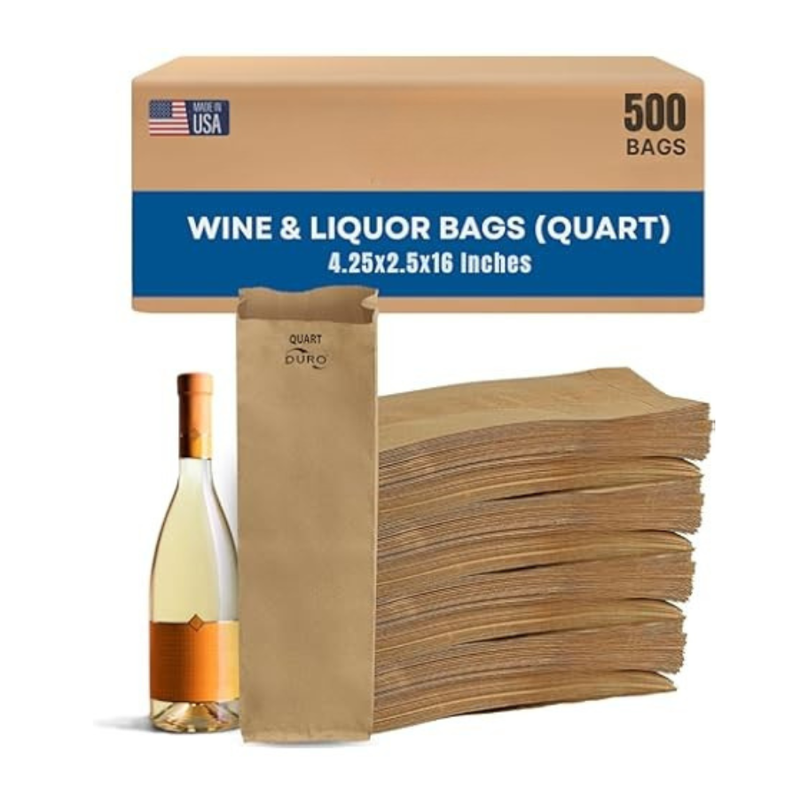 Kraft Bags - Quart - 500ct