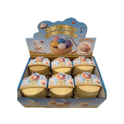 Squish Toy - 12ct - Dumpling Regular Plain
