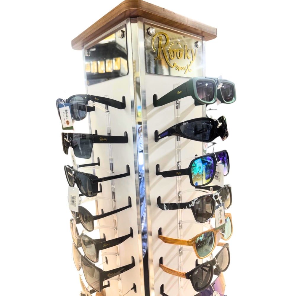 Rocky Sport X Sunglasses 32ct Rotating Counter Display (+4 Extra Sunglasses)