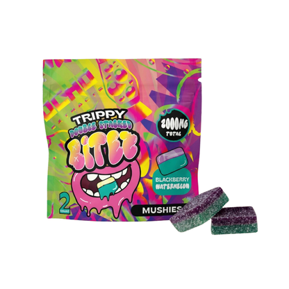 Trippy Double Stacked Bitez - Mushroom Gummies - 2pk - 40ct