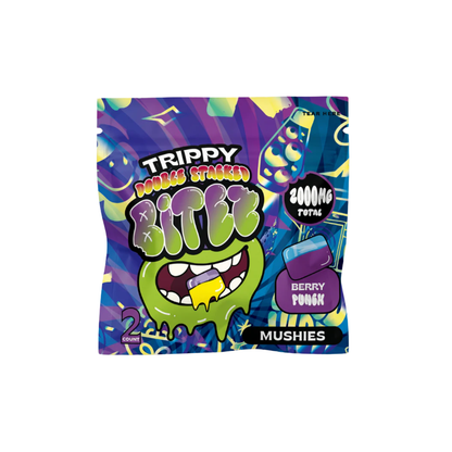 Trippy Double Stacked Bitez - Mushroom Gummies - 2pk - 40ct