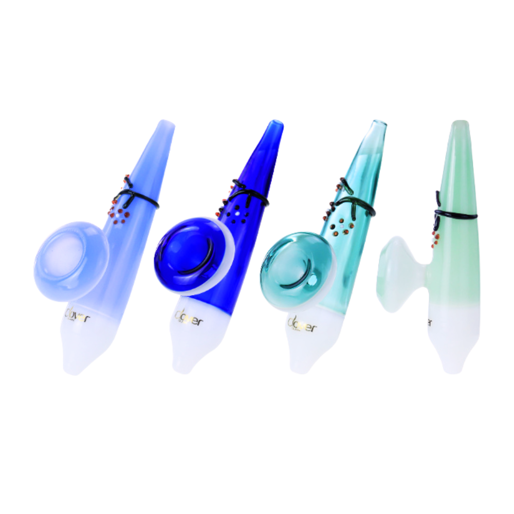 Clover Glass - HP - 6ct - 5" Peace Pipe - Asst