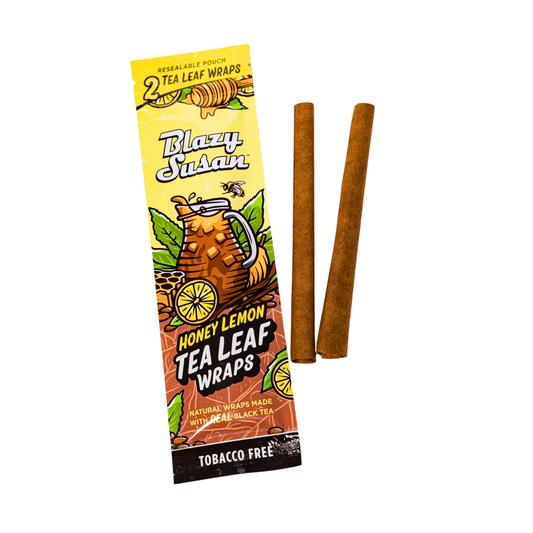 Blazy Susan - Vegan Natural Tea Leaf Wraps - 2pk - 25ct