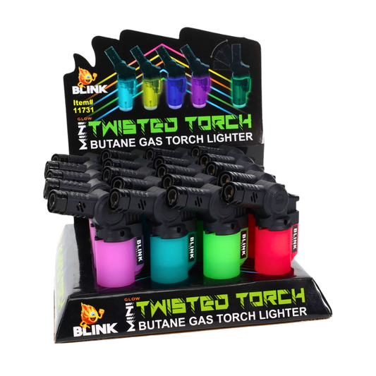 Blink - Mini Twisted Glow in the Dark Torch - 20ct