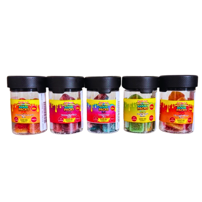 Dankleaf - Double Stacked Sour Packs 5000mg Gummies - 10ct