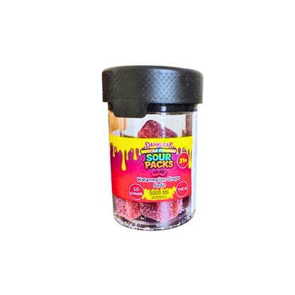 Dankleaf - Double Stacked Sour Packs 5000mg Gummies - 10ct