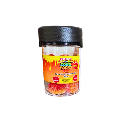 Dankleaf - Double Stacked Sour Packs 5000mg Gummies - 10ct