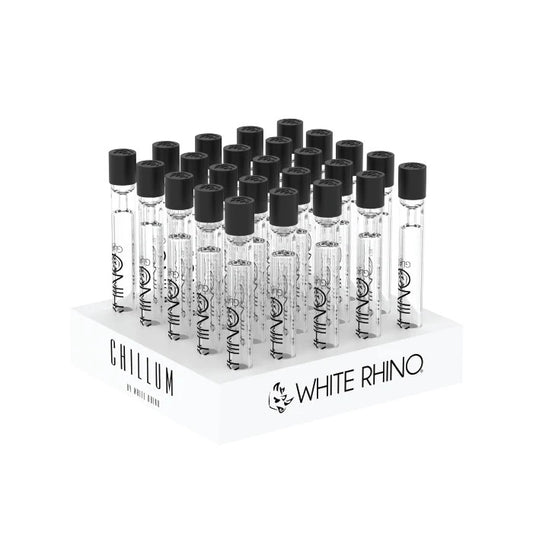 White Rhino - Chillum - 25ct - Silicone Cap
