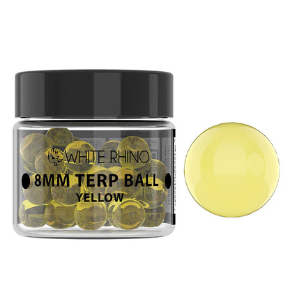 White Rhino - 8MM Terp Ball - 50ct - Assorted Colors