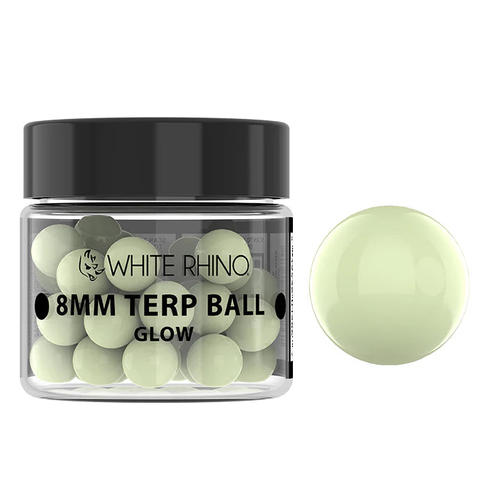 White Rhino - 8MM Terp Ball - 50ct - Assorted Colors