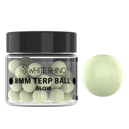 White Rhino - 8MM Terp Ball - 50ct - Assorted Colors
