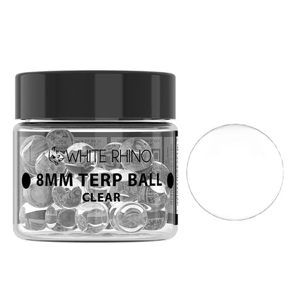 White Rhino - 8MM Terp Ball - 50ct - Assorted Colors