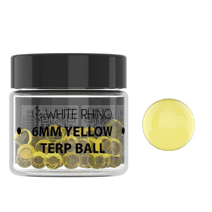 White Rhino - 6MM Terp Ball - 50ct - Assorted Colors