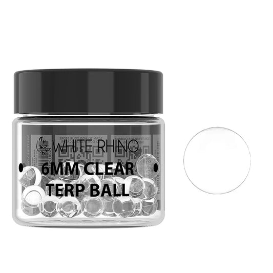 White Rhino - 6MM Terp Ball - 50ct - Assorted Colors