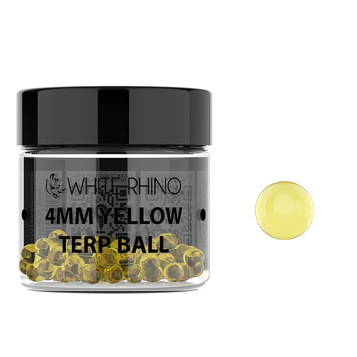 White Rhino - 4MM Terp Ball - 50ct - Assorted Colors