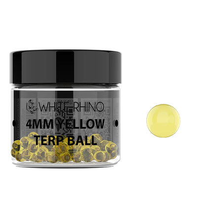 White Rhino - 4MM Terp Ball - 50ct - Assorted Colors