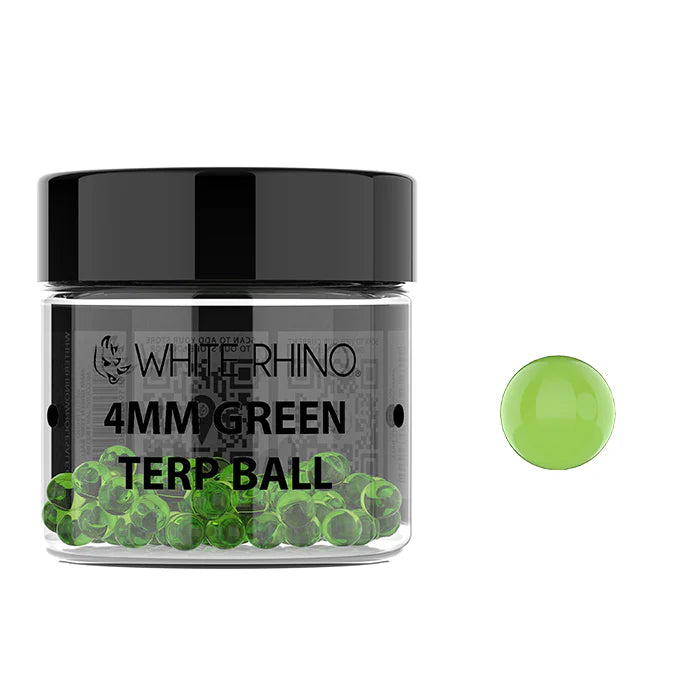 White Rhino - 4MM Terp Ball - 50ct - Assorted Colors
