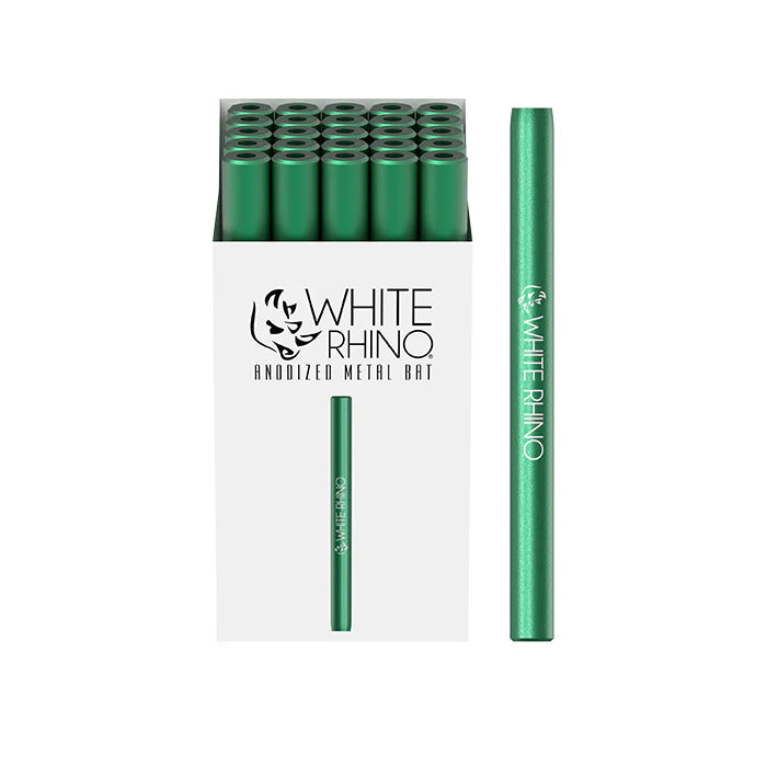 White Rhino - Bat - 25ct - Anodized Metal