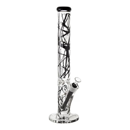 WP - 17.5" Shattered Line Art Straight Tube