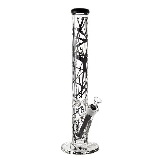 WP - 17.5" Shattered Line Art Straight Tube
