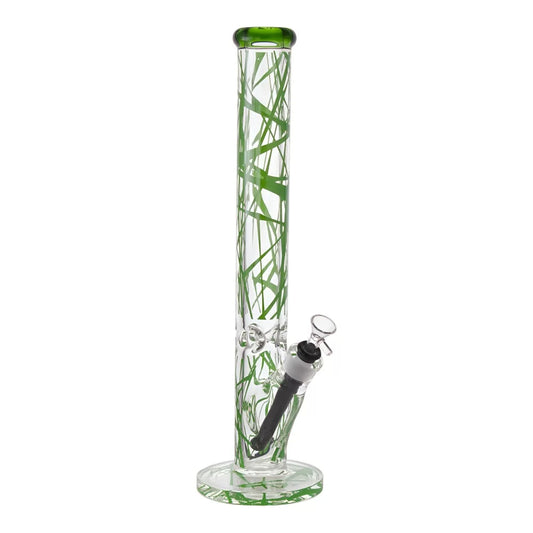WP - 17.5" Shattered Line Art Straight Tube