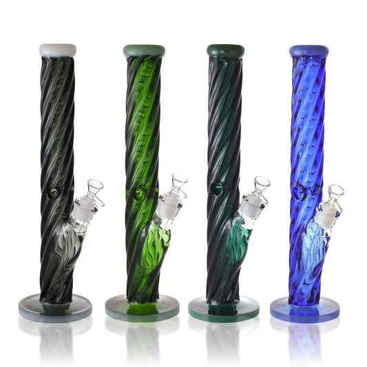 WP - 15.5" Whirlwind Glass Straight Tube