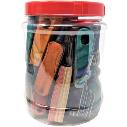 Wood Pipes - Multi Color Styles - 25ct