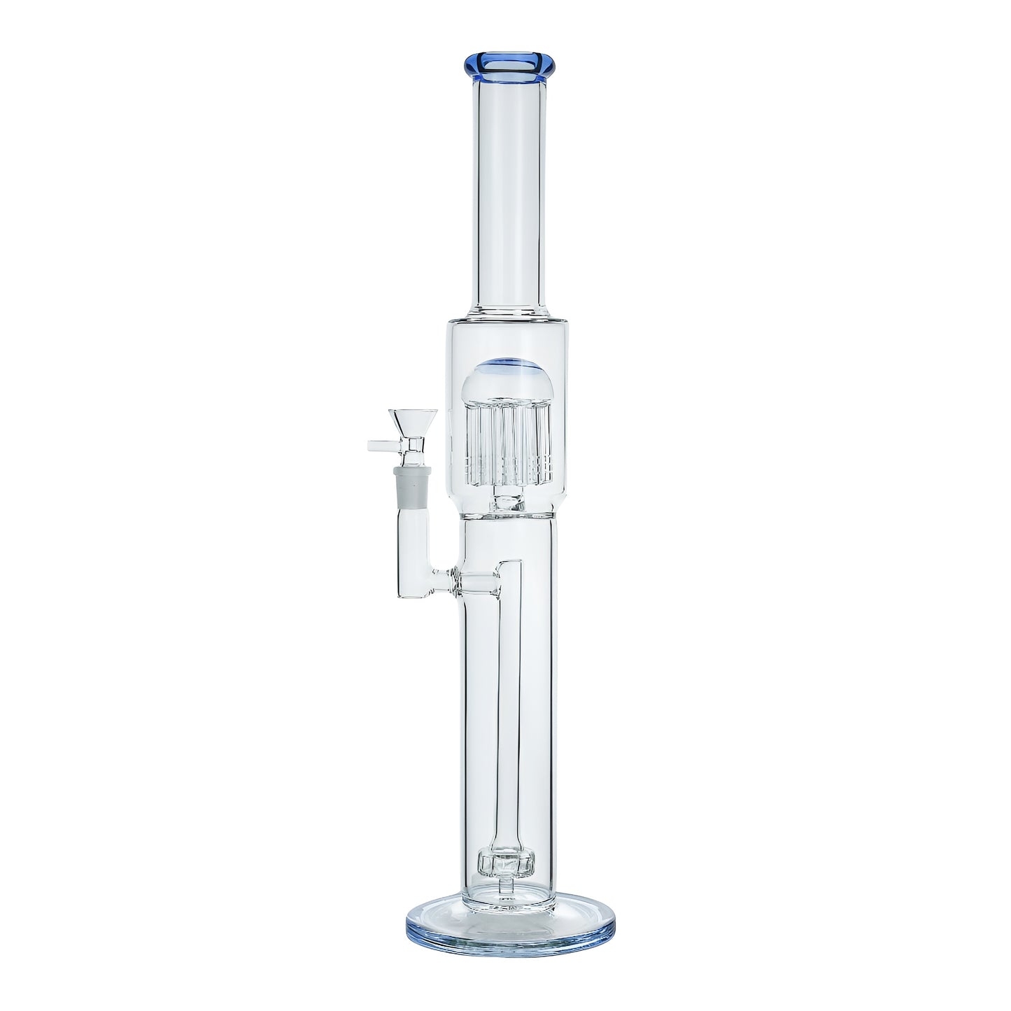 WP - 17.5" Tree & Showerhead Perc Straight Water Pipe - Assorted Colors