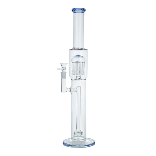 WP - 17.5" Tree & Showerhead Perc Straight Water Pipe - Assorted Colors