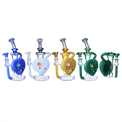 Clover Glass - WP - 9" Artistic Face - Asst