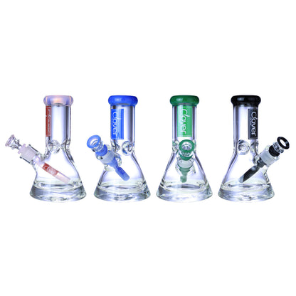 Clover Glass - WP - 9mm Colored Rim - Assorted Sizes