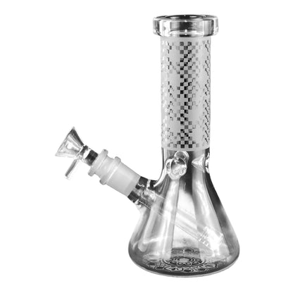 WP - 8" Etched Checkmate Beaker