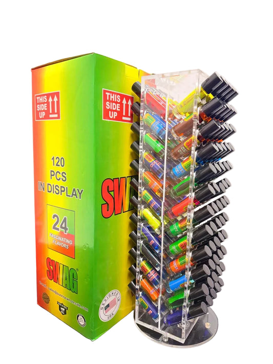 Swag - 120ct Assorted Body Oil Rotating Counter Display