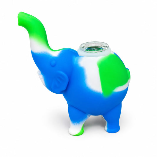 Bubbler - 25ct - 4" Silicone Elephant - Asst