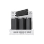 White Rhino - Lighter Sidekick with Chillum & One Hitter - 12ct - C Series Solid Black