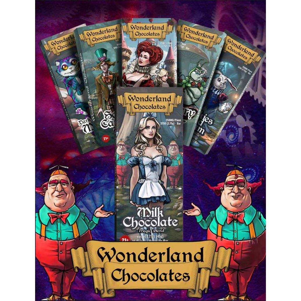 Wonderland Chocolates - Mushroom Chocolate - 12ct