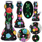 WP - 10" Flower World Beaker - Asst