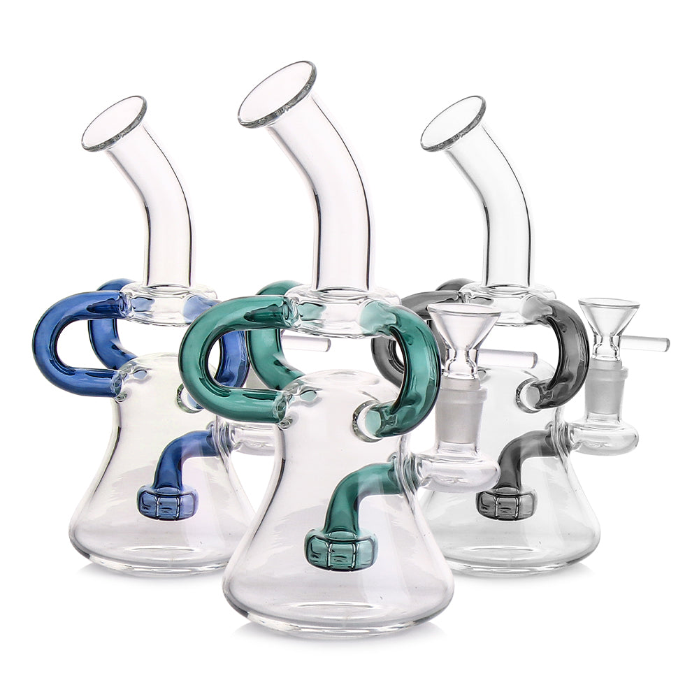 WP - 8" Colored Edge Recycler - Asst