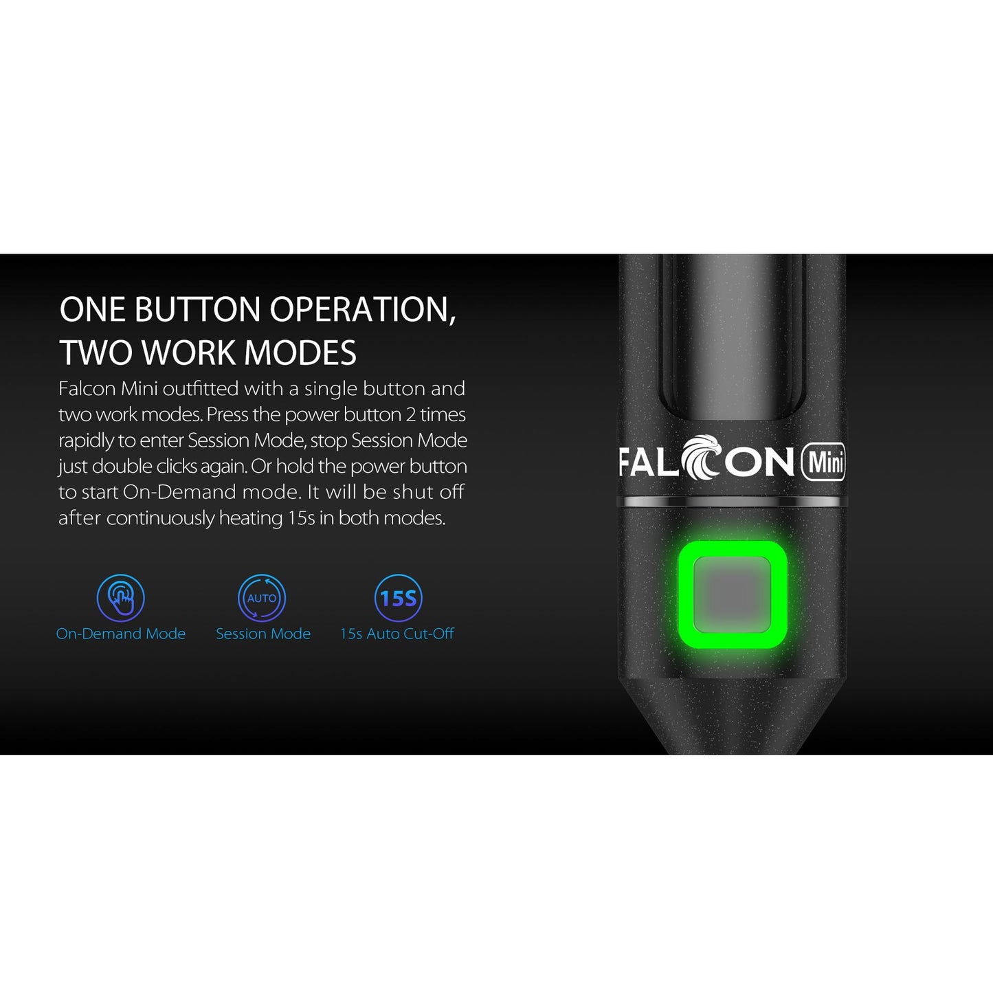Yocan - Falcon Mini - Neon Glow Vaporizer