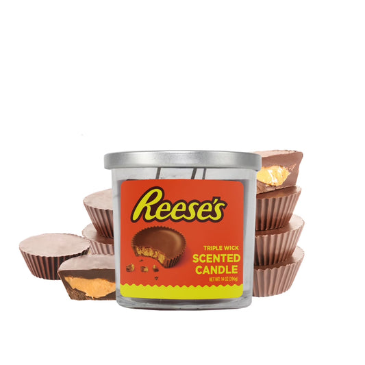 Reese's Peanut Butter Chocolate Scented Candles - 3oz & 14oz