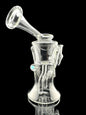 Iridescent Glass - Puffco Top - 8" Clear Gilcycler With Encased Opal