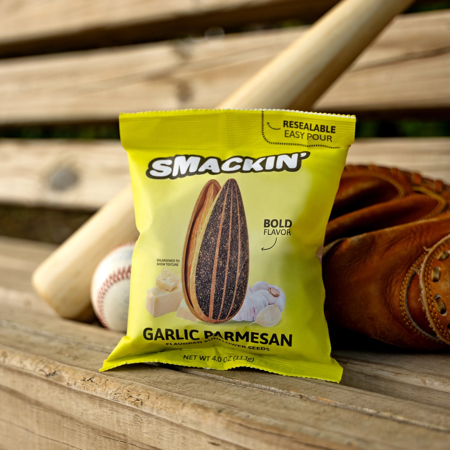 Smackin' Sunflower Seeds - 4oz Bag - 12ct