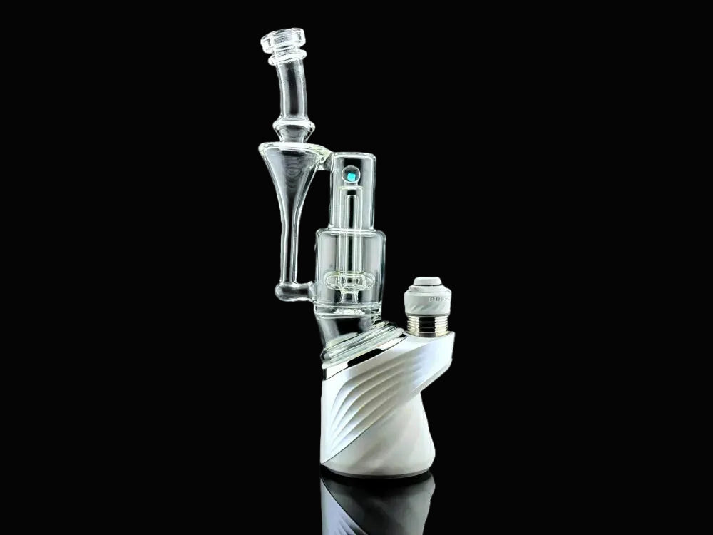 Iridescent Glass - Puffco Top - Superior Rbr 4.0 - Clear