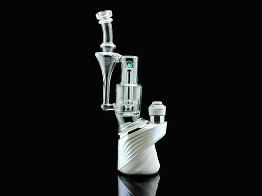 Iridescent Glass - Puffco Top - Superior Rbr 4.0 - Clear