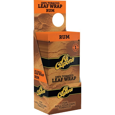 Al Capone - Leaf Wraps - Rum - 18ct [ 2066C ]