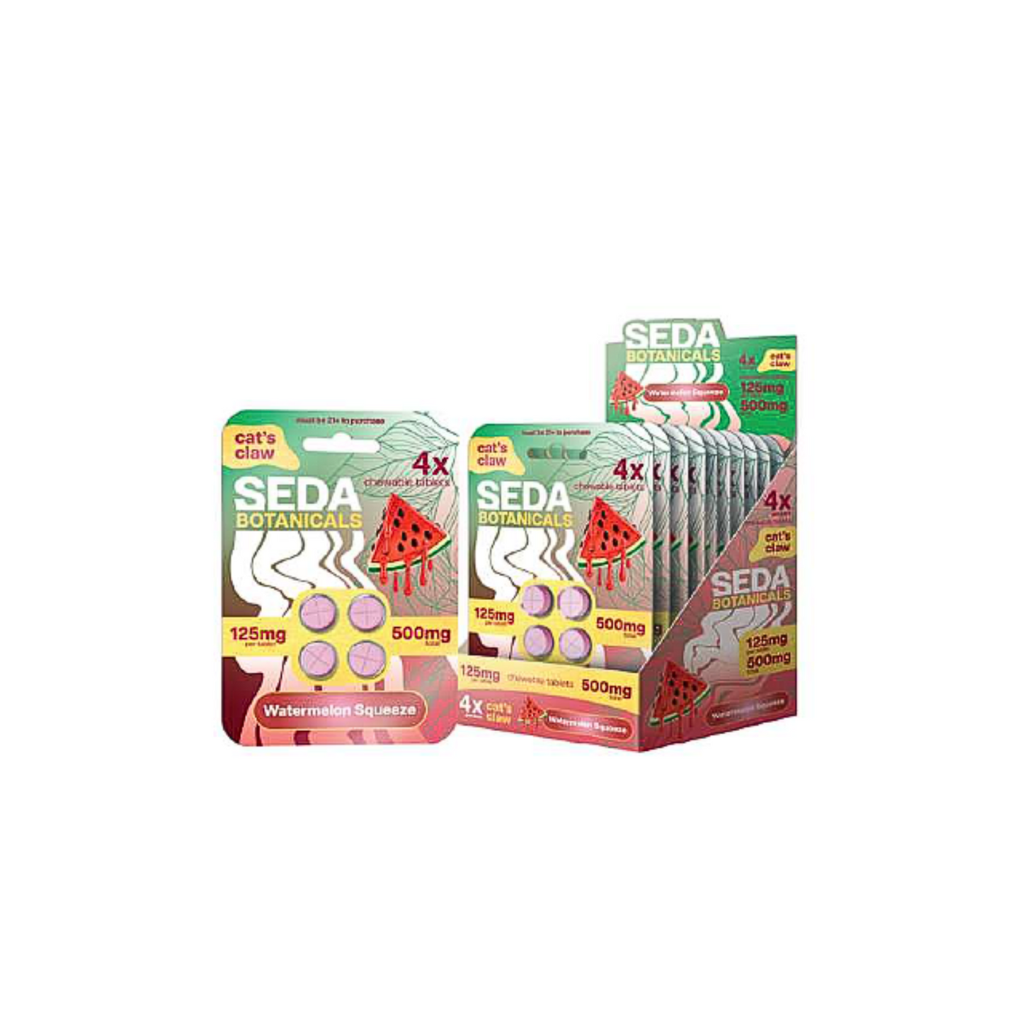 Seda Botanicals 125mg CC Tabs - 4pk - 10ct