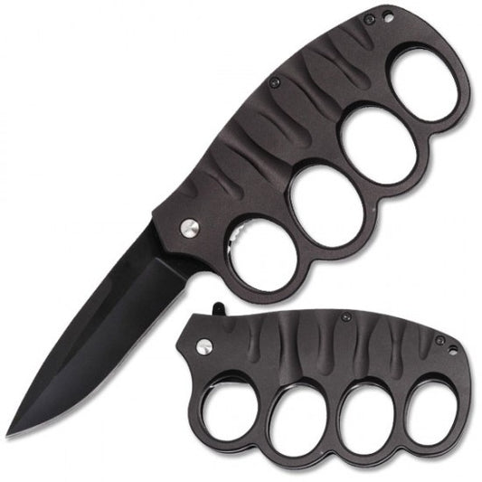 Razor Tactical - Knuckle Flip Knife [ RT-7137BK-1 ]