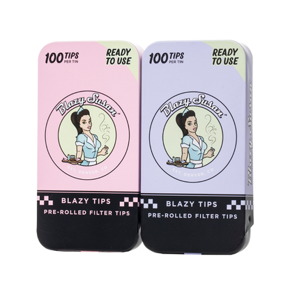Blazy Susan - Tips - Pre-rolled - 100pk - 12ct