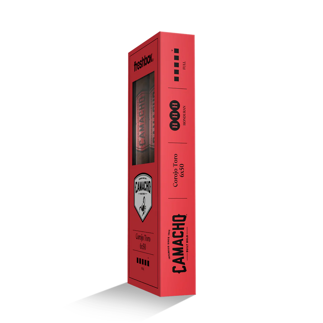 Camacho Corojo Toro 6x50 FreshBox Cigars - 3pk - 6ct